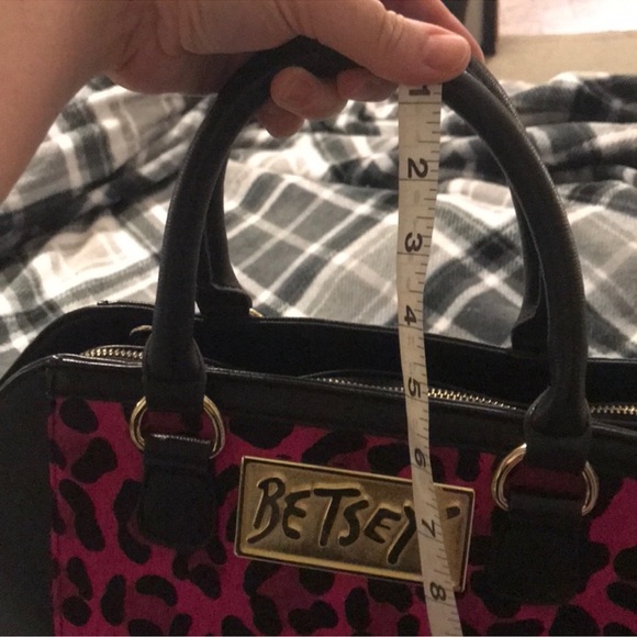 Betsey Johnson zebra satchel - Picture 8 of 8